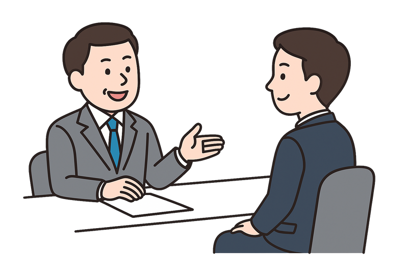 面接時の活用イメージ