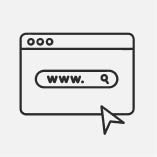 URL発行のイラスト